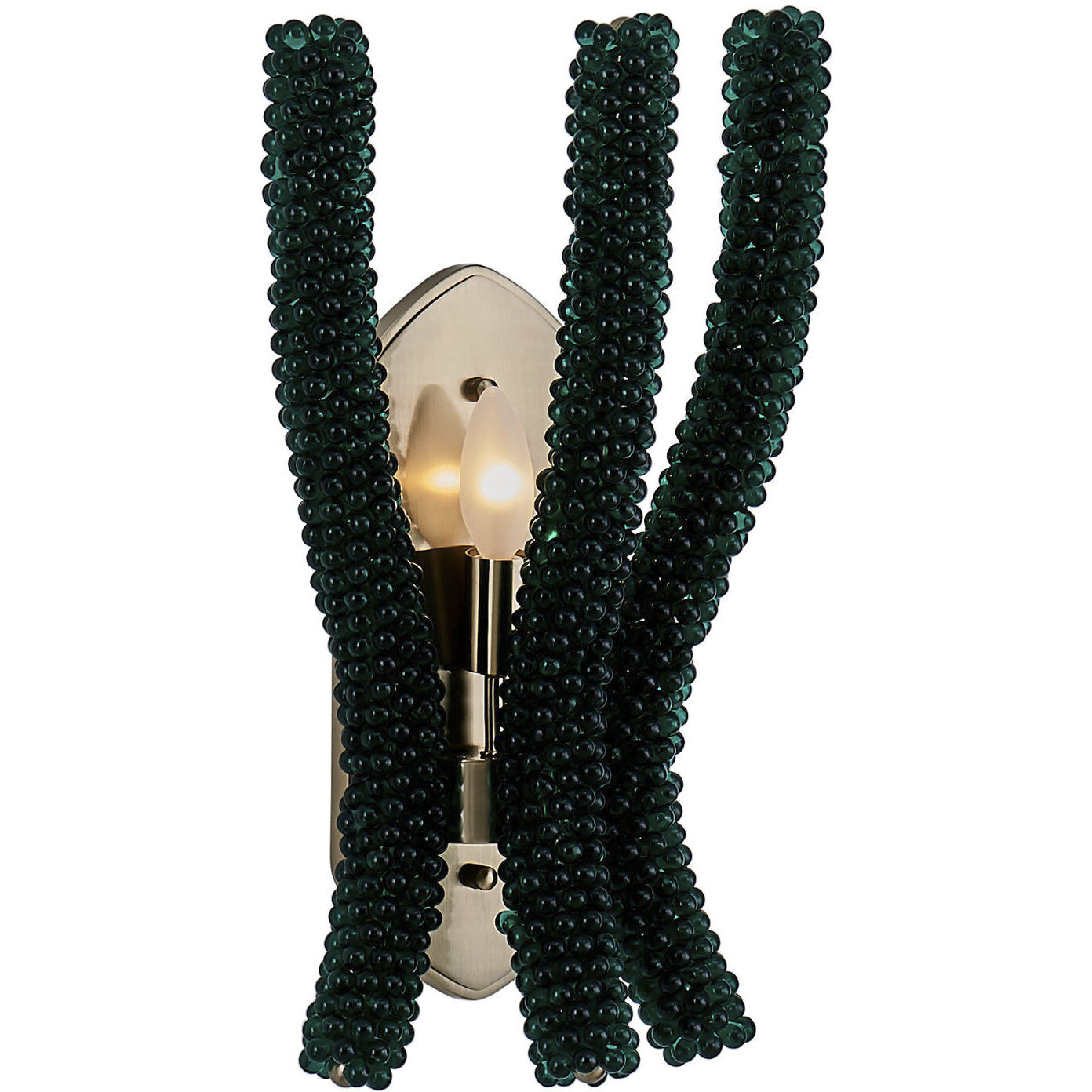 Coral Wall Sconce Wall Light in Green