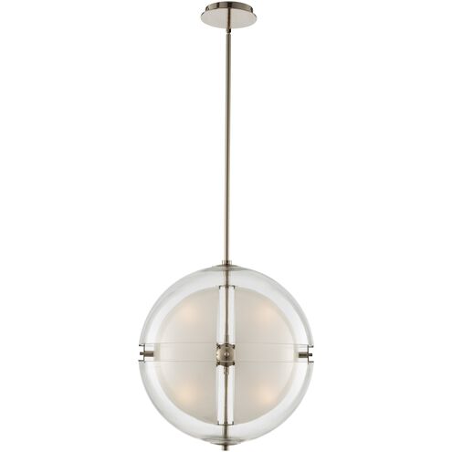 Sussex LED 18 inch Polished Nickel Pendant Chandelier Ceiling Light