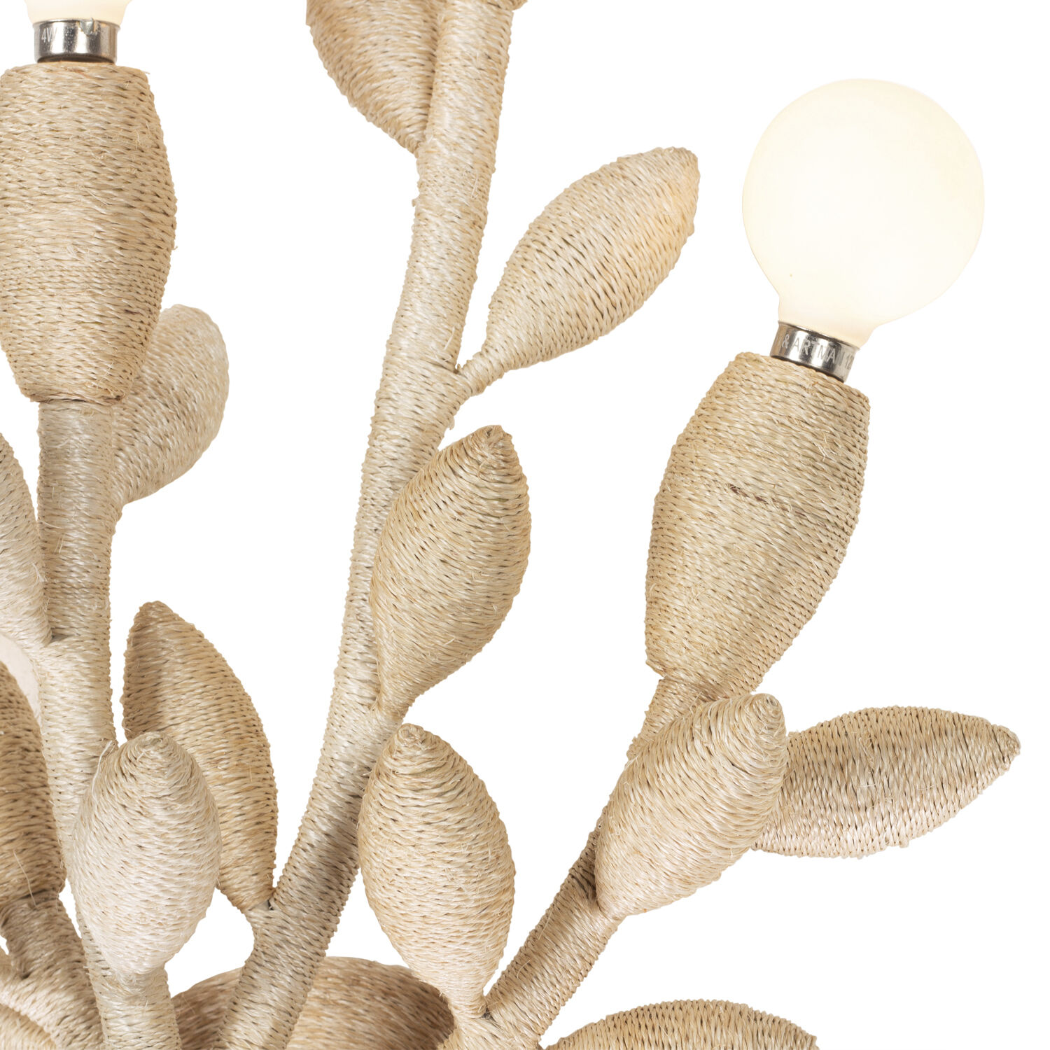 Branche 4 Light Warm Ivory Chandelier Ceiling Light