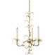 Ainsley 3 Light 20 inch Oxidized Gold Leaf Chandelier Ceiling Light
