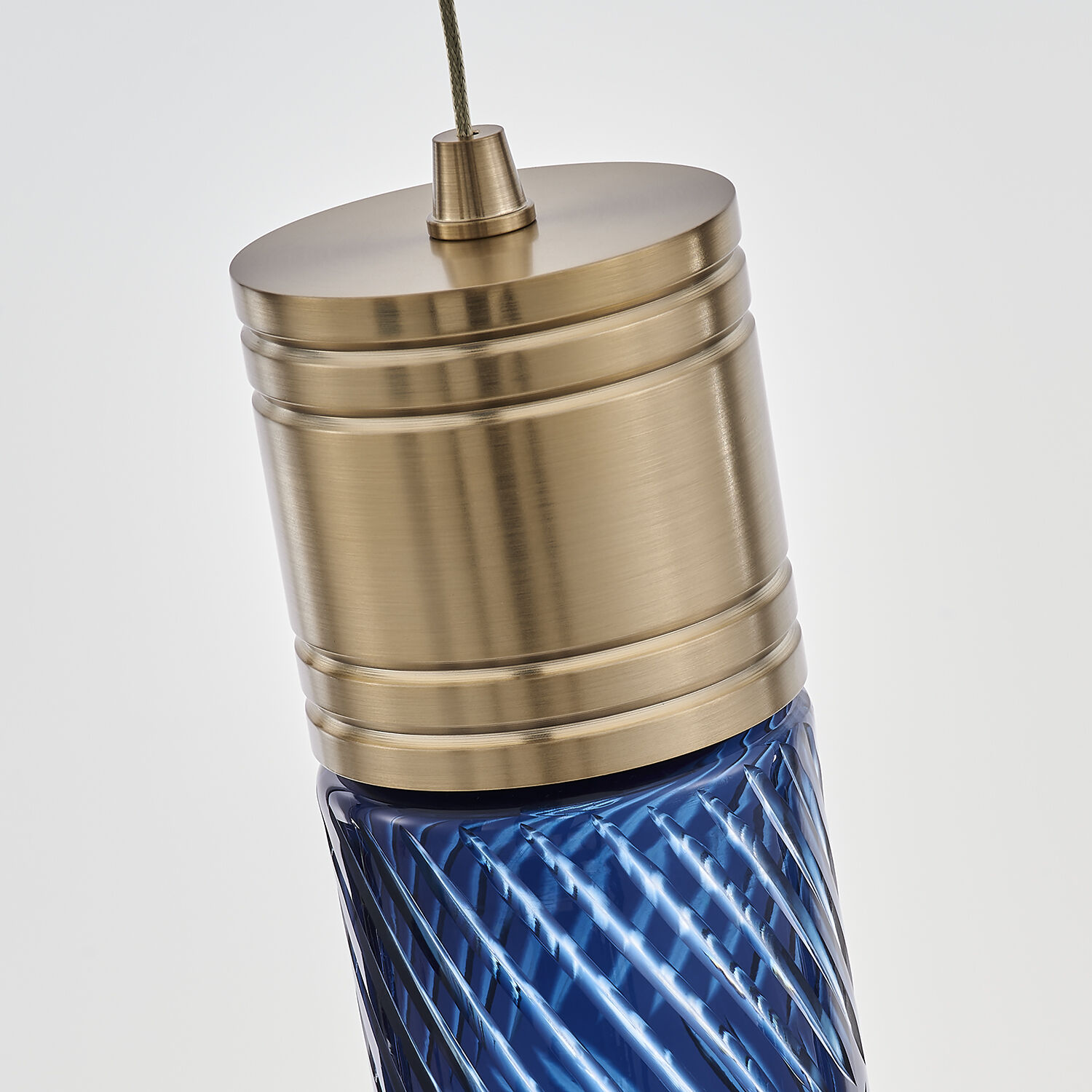 Kiriko LED 6 inch Winter Brass Pendant Ceiling Light