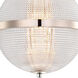 Portland LED 10 inch Polished Nickel Mini Pendant Ceiling Light