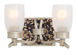 Largo 2 Light 12.25 inch Tarnished Silver Bath Vanity Wall Light