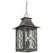 Monterey 3 Light 12 inch Aged Bronze Outdoor Hanging Lantern