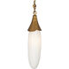 Bougainvillea 1 Light 5 inch Warm Gold Pendant Ceiling Light