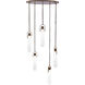Flint Additions 24 inch Winter Brass Pendant Ceiling Light