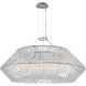 Taza 9 Light 36 inch Chrome Pendant Ceiling Light