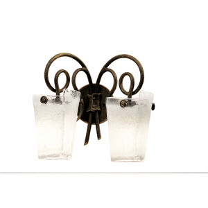Tribecca 2 Light 16 inch Antique Copper Bath Light Wall Light in ANTQ
