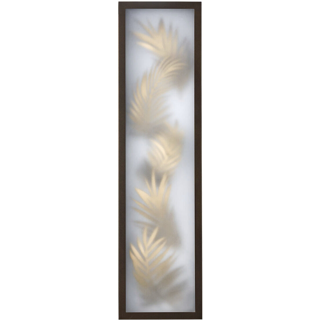 Folium 34 inch Old Bronze Outdoor Wall Sconce