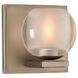 Corona LED 5 inch Satin Nickel Bath Vanity Light Wall Light