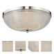 Portland LED 16 inch Polished Nickel Flush Mount Ceiling Light