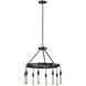 Stuyvesant 8 Light 24 inch Matte Gun Metal Chandelier Ceiling Light