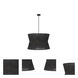 Madura 6 Light 28 inch Matte Black Pendant Chandelier Ceiling Light