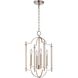 Provence 4 Light 14 inch Polished Nickel Chandelier Pendant Ceiling Light