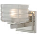 Victoria LED 6 inch Polished Nickel Bath Vanity Wall Light