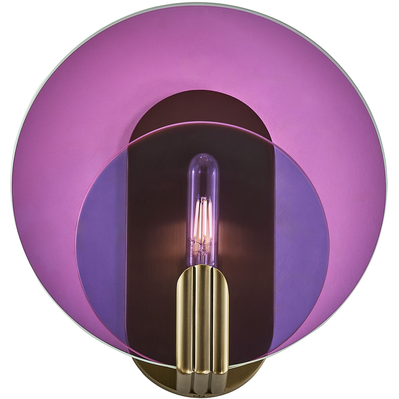 Optics 1 Light 11 inch Winter Brass ADA Wall Sconce Wall Light