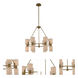 Harlowe 12 Light 28 inch Winter Brass Chandelier Ceiling Light