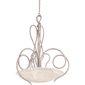 Tribecca 3 Light 23 inch Pearl Silver Pendant Ceiling Light in Frost (FROST)
