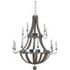 Sharlow 15 Light 40 inch Chrome Chandelier Ceiling Light