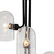 Cupola 5 Light 15 inch Matte Black Foyer Pendant Ceiling Light