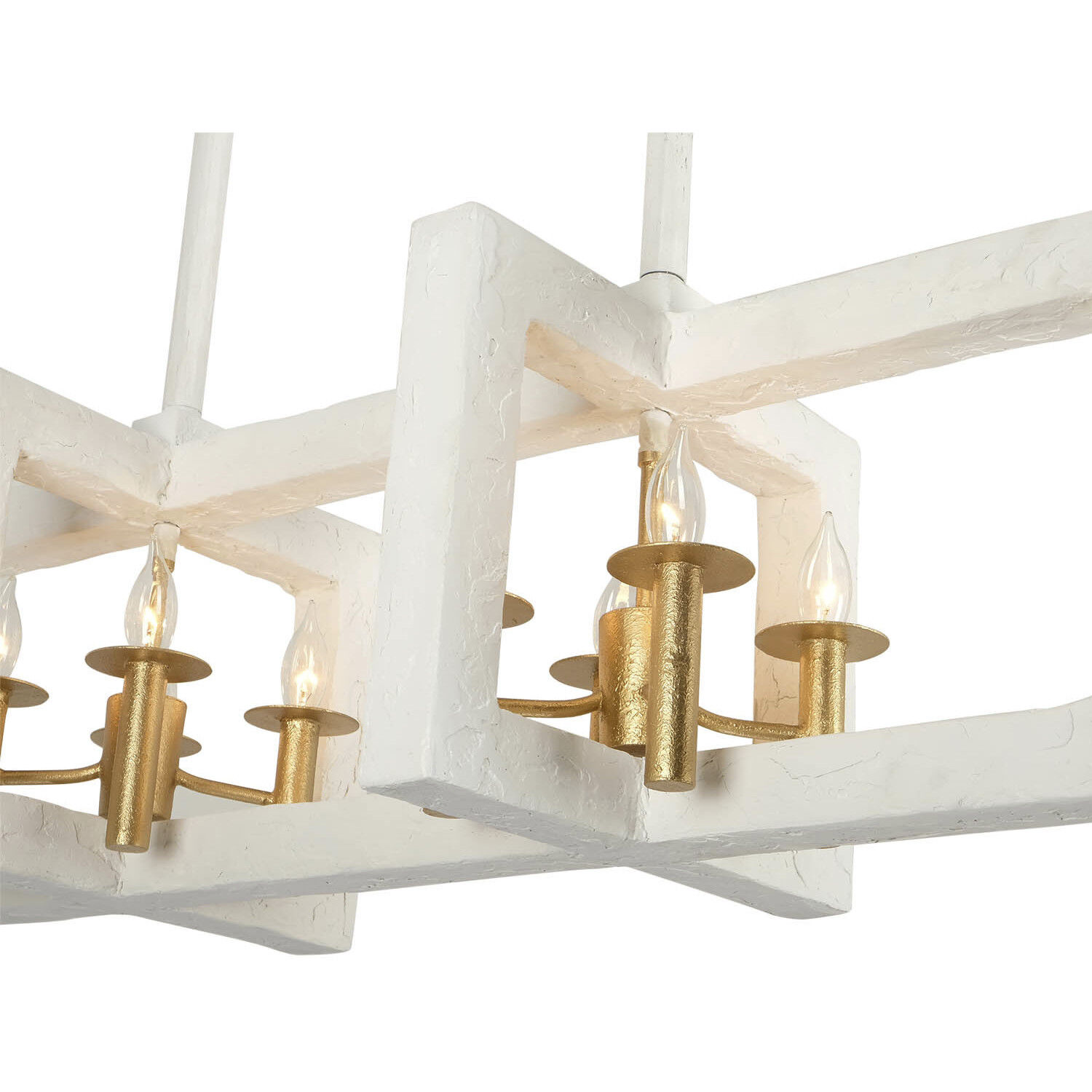 Duo Island Light Ceiling Light in Soft Gold And White