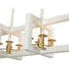 Duo Island Light Ceiling Light in Soft Gold And White