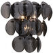 Uroko Wall Sconce Wall Light in Polished Winter Brass