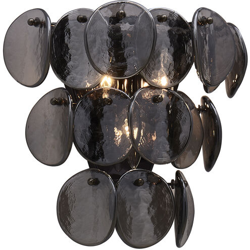 Uroko Wall Sconce Wall Light in Polished Winter Brass