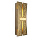 Dos LED 5.5 inch Rustic Gold and Brushed Gold ADA Wall Sconce Wall Light