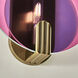 Optics 1 Light 11 inch Winter Brass ADA Wall Sconce Wall Light