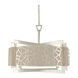 Miramar 6 Light 32 inch Rose Silver Convertible Pendant Ceiling Light