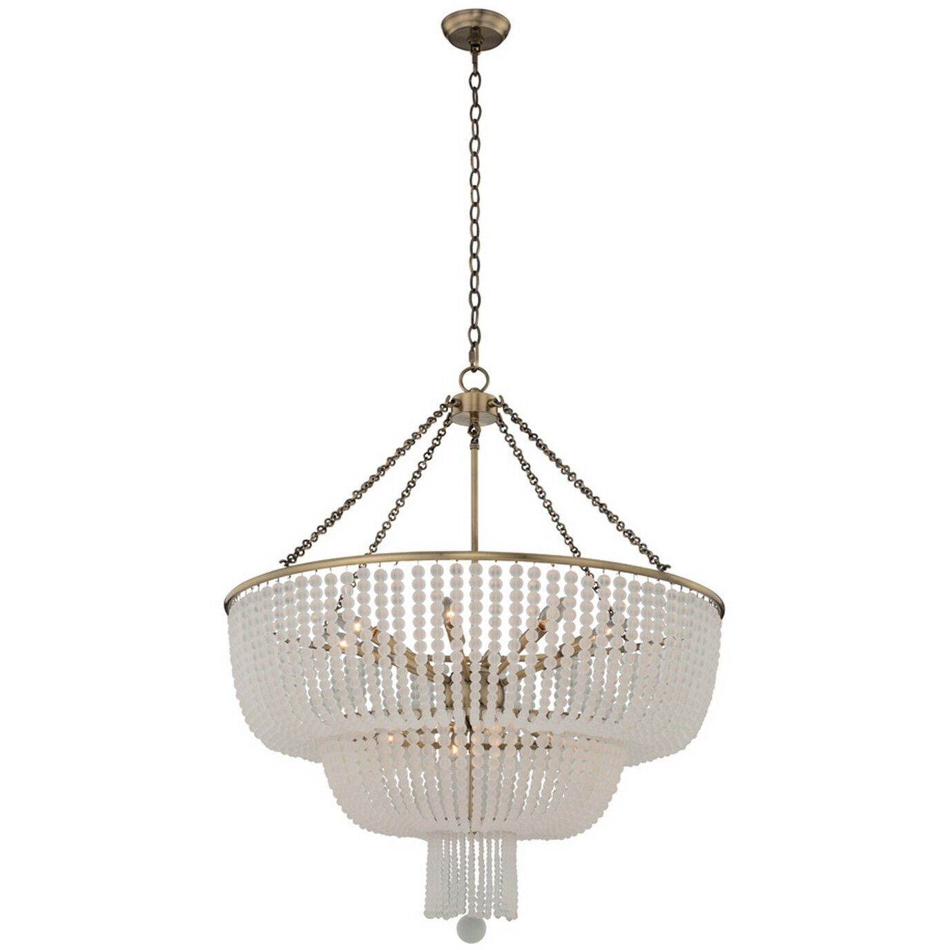 Esperanza 12 Light 32 inch Brushed Champagne Gold Pendant Chandelier Ceiling Light