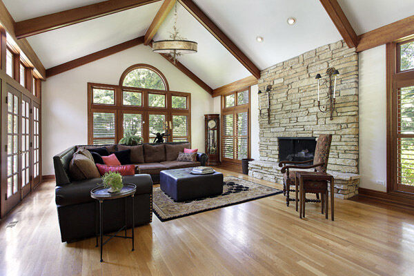 Oakham 5 Light 28 inch Bronze Gold Pendant Ceiling Light