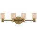 Harlowe LED 26 inch Winter Brass Bath Vanity Wall Light