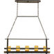 Cordova 5 Light 45 inch Natural Iron Island Light Ceiling Light
