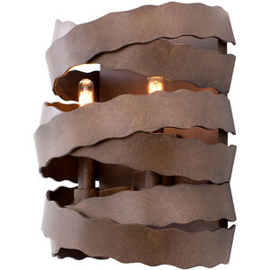 Fulton 2 Light 9 inch Brownstone Wall Sconce Wall Light