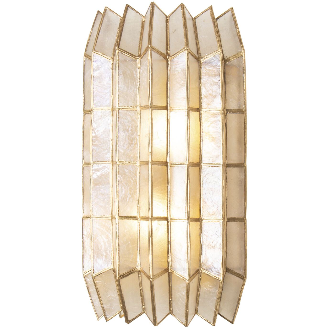Fractal 2 Light 8.5 inch Oxidized Gold Leaf Wall Sconce Wall Light