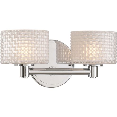 Willow LED 12 inch Chrome Bath Vanity Wall Light