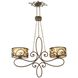 Windsor 10 Light 42 inch Aged Silver Island Light Ceiling Light