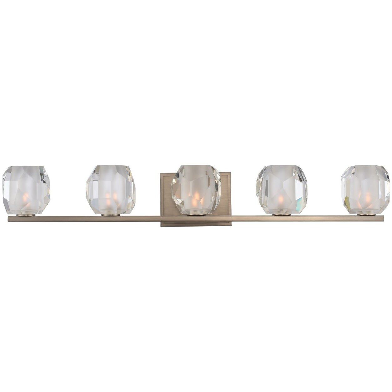 Regent LED 32 inch Satin Nickel Bath Vanity Light Wall Light