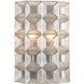 Prado 2 Light 8 inch Oxidized Silver Leaf Bath Wall Sconce Wall Light