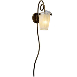 Tribecca 1 Light 7 inch Antique Copper Wall Sconce Wall Light in Frost (FROST)
