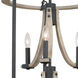 Middleton 6 Light 18 inch Natural Iron Foyer Light Ceiling Light