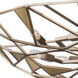 Esmeralda 6 Light 26 inch Pearlized Antique Brass Pendant Ceiling Light
