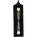 Midsummer 2 Light 34 inch Matte Black Outdoor Wall Sconce
