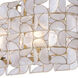 Crescent Island Light Ceiling Light in Oxidized Gold Leaf