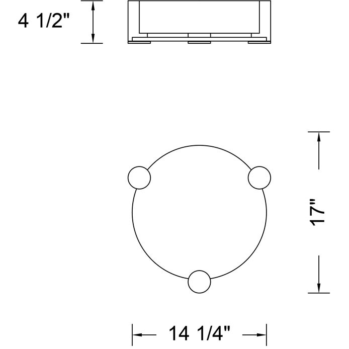 Lumba LED 17 inch Winter Brass Flush Mount Ceiling Light