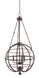 Larson 3 Light 20 inch Tawny Port Pendant Ceiling Light