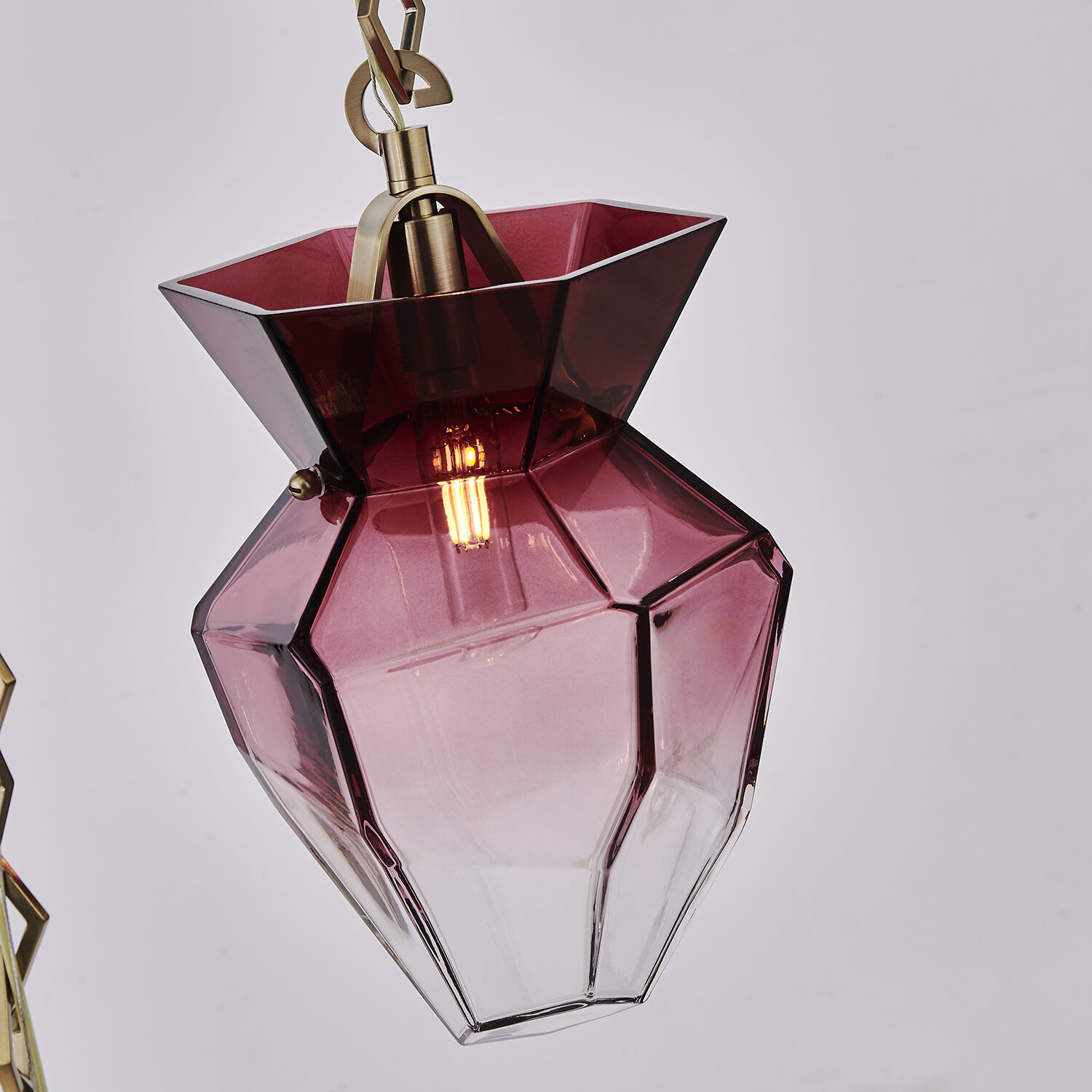 Bolsa 6 Light 31 inch Winter Brass Chandelier Ceiling Light