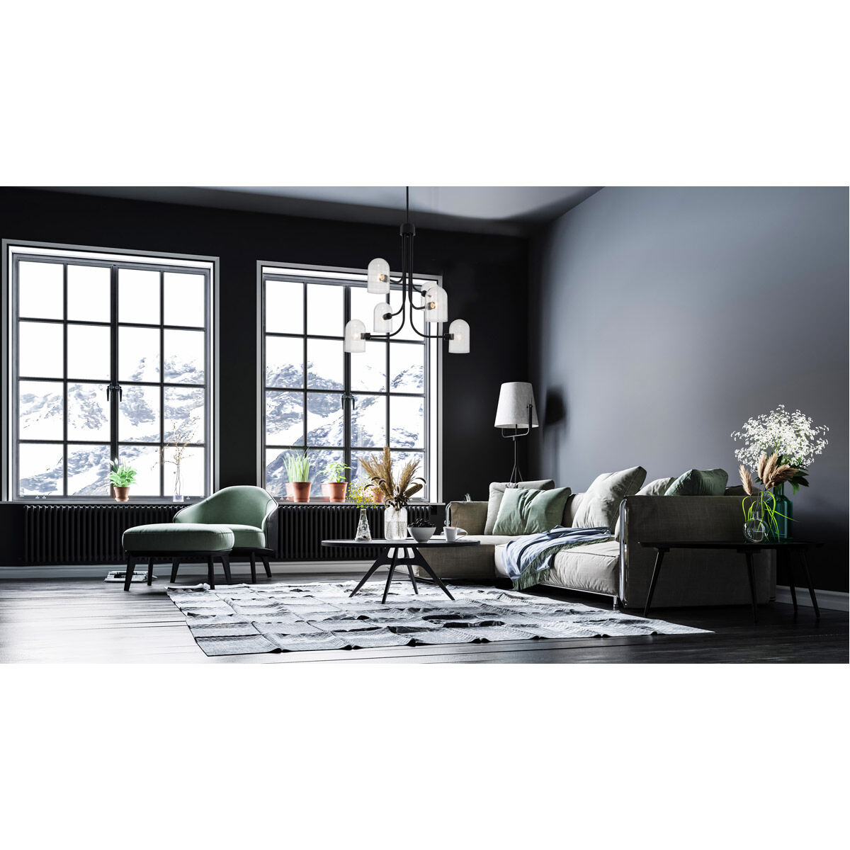 Cupola Wall Sconce Wall Light in Matte Black
